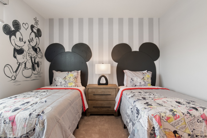 Mickey mouse themed bedroom